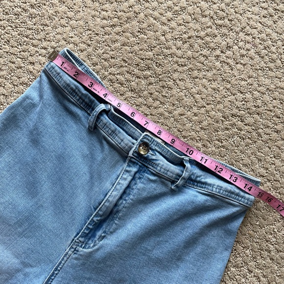 Billabong Wide Leg light wash high rise jeans - Picture 7 of 12